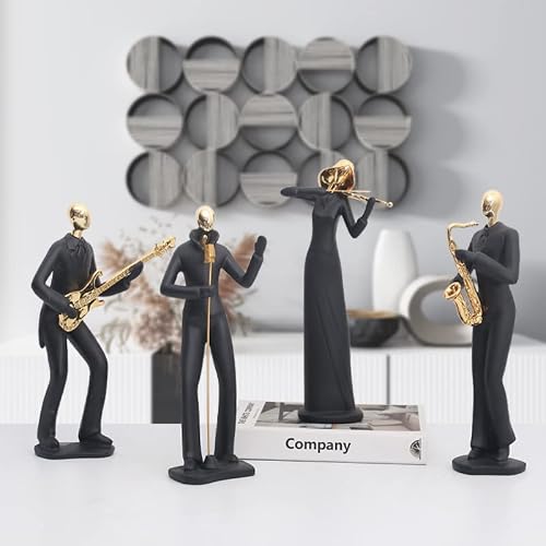 LMCABCDE Musical Dance Sculpture Figure Ornaments Living
