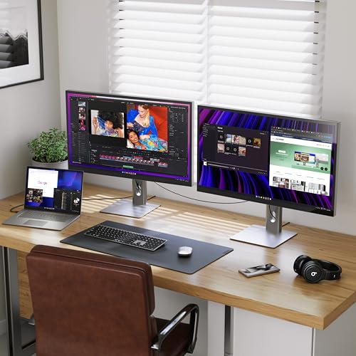 Image of ALOGIC Aspekt 32 inch 4K UHD USB-C Docking Monitor, IPS Matte Display- Variation (Silver)