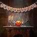 Halloween Trick or Treat Burlap Banner Decorative Bunting Banner Hanging Halloween Flag with String Light for Halloween Party Mantel Decoration Supplies