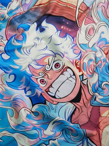 Image of ComicSense.xyz Sun God Printed Anime Tapestry, Anime Theme Backdrop for Wall Hanging Home Decor Bedroom Living Room Tapestries - 54 X 44 Inches