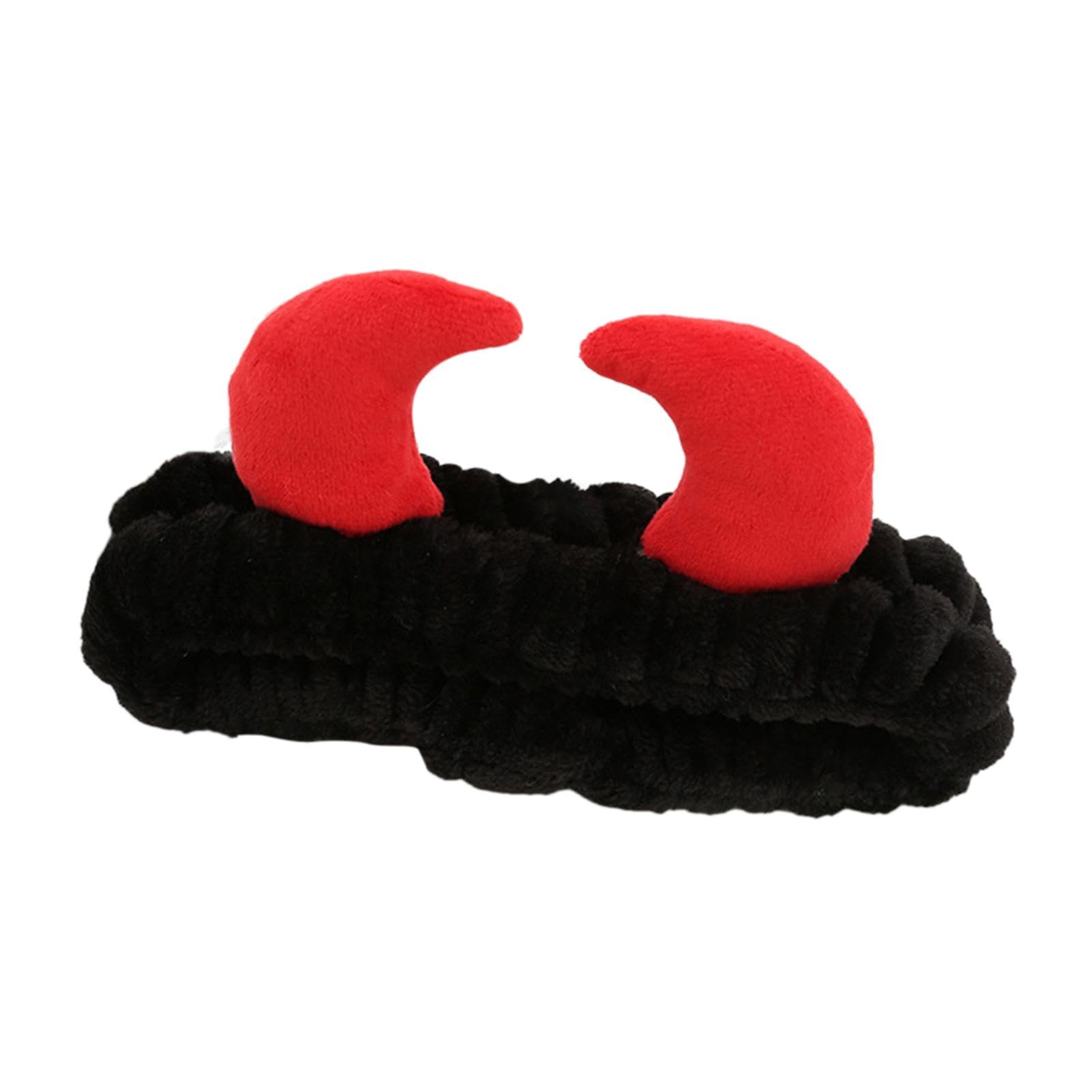 Teufelshörner-Stirnband, Spa-Gesichts-Stirnband | Weiches, image size:1601x1601