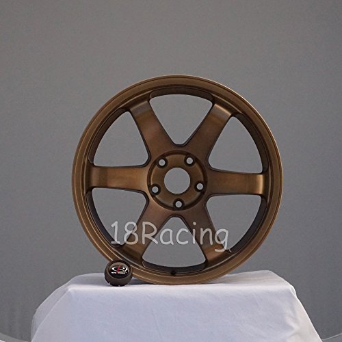 4 Pcs Rota Grid 18X9.5 Pcd: 5X114.3 Offset:20 Hb:73 Full Royal Sport Bronze #TOP4