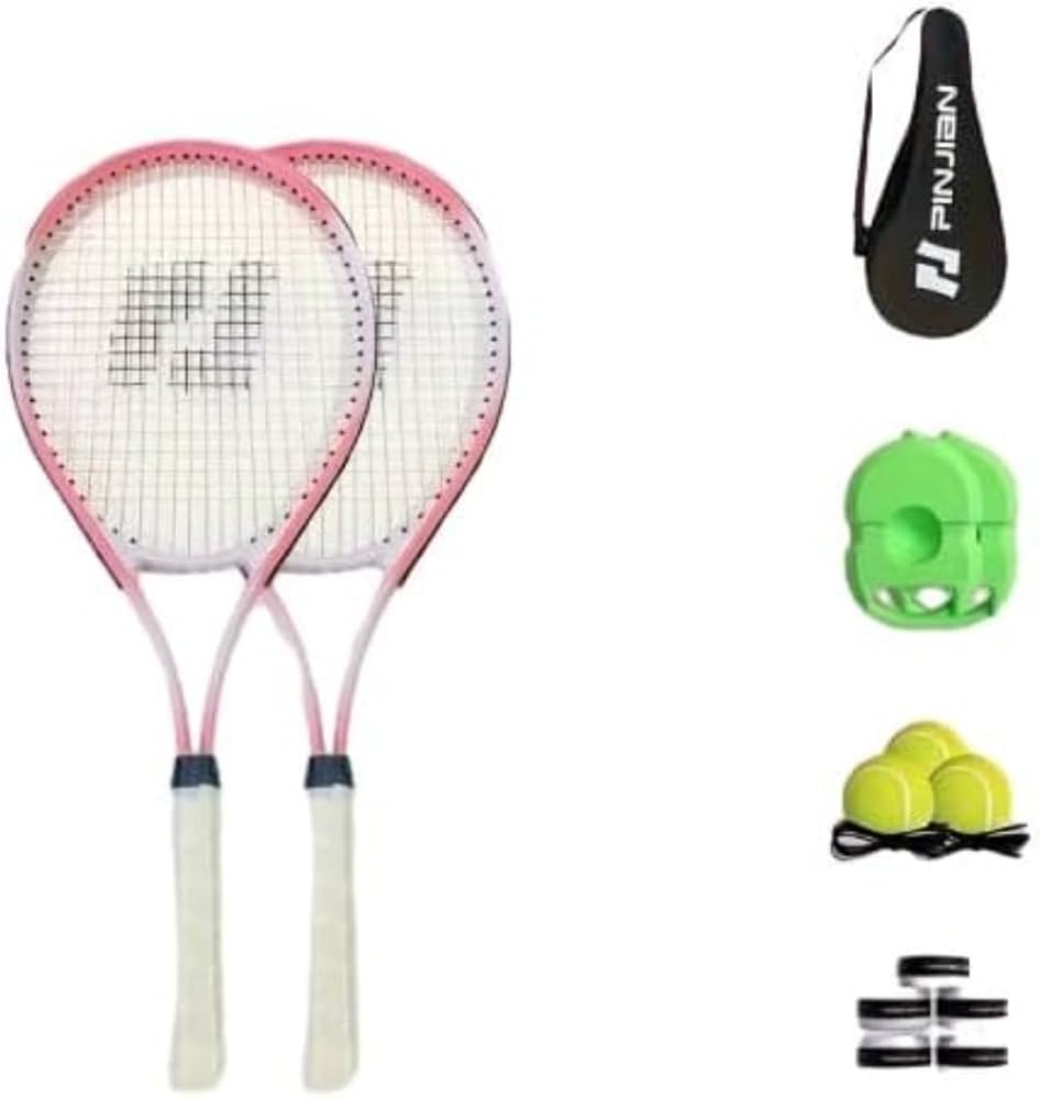 Amazon | ソフトテニスラケット テニス用品付き ガット張り