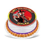Cakecery Red Dead Redemption Edible Cake Topper Image Personalized Birthday Sheet Party Decoration R