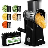 NutriChef 5 in 1 Cheese Grater & Shredder
