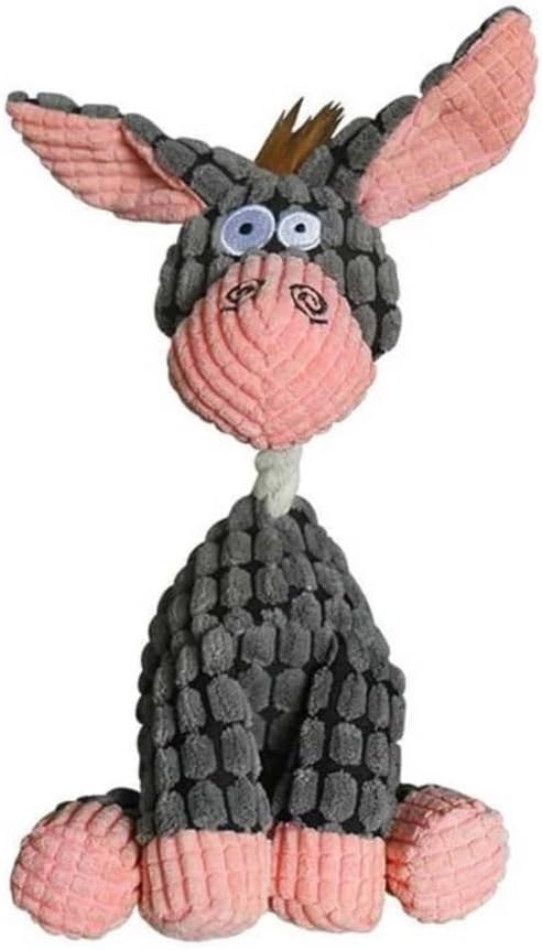 BURRICO DE CORDA PELÚCIA PARA CACHORRO (Cinza)