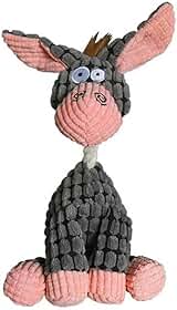 BURRICO DE CORDA PELÚCIA PARA CACHORRO (Cinza)