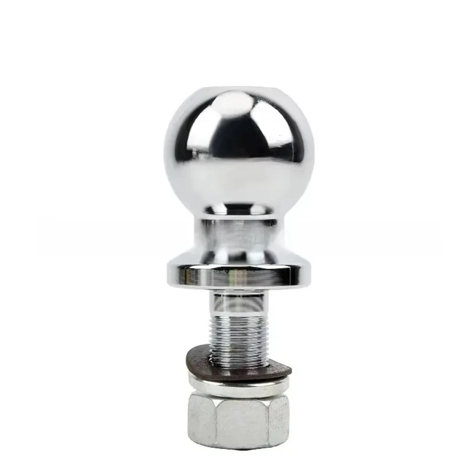 sfera per gancio di traino 50mm Cromato for Gancio di Traino Sfera Shank Dia Capacità Accoppiamento Parti del Rimorchio RV Camper Caravan