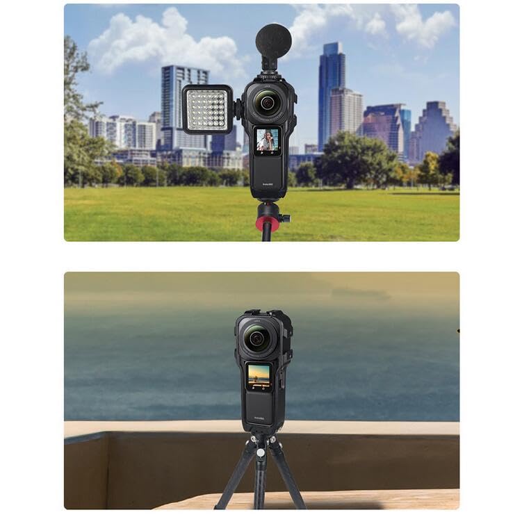 Amazon | Insta360 ONE RS 1インチ 360度版 対応 カメラビデオケージ