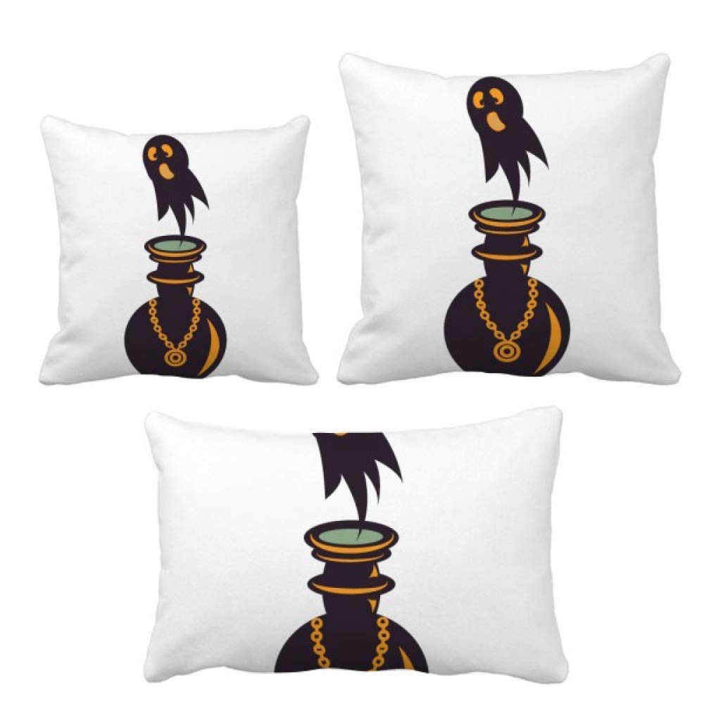Housse de coussin Halloween fantômes DIYthinker pour salon