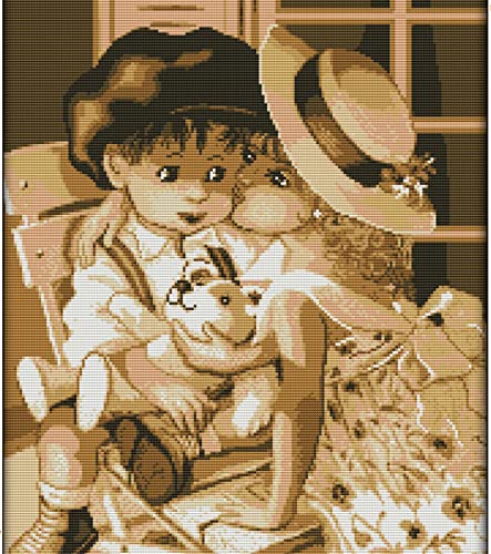 Peinture au diamant 5D complet pour enfant avec strass 30x40 cm