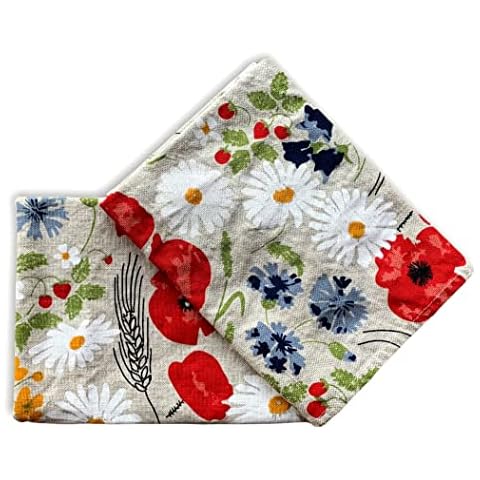 JOWOLLINA Set of 2 Kitchen Towels Cover