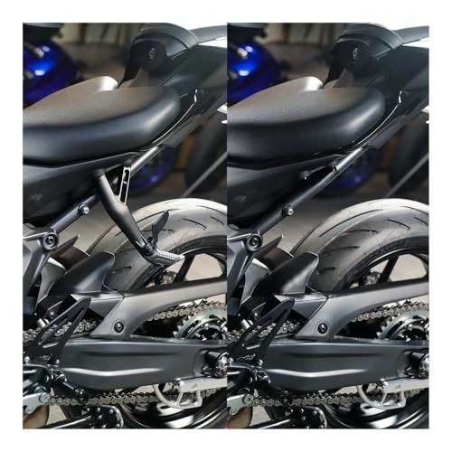 Plaque obturation repose-pieds moto pour masquer support YZF R7 R1 - 4