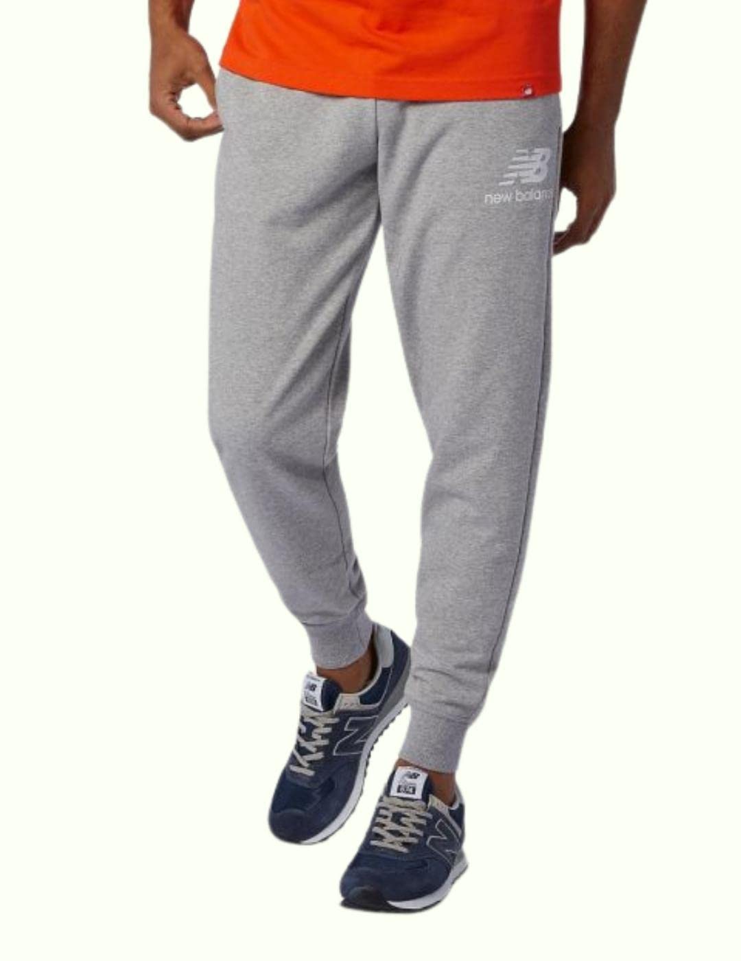 New Balance Men's NB Essentials Stacked Logo Sweatpant