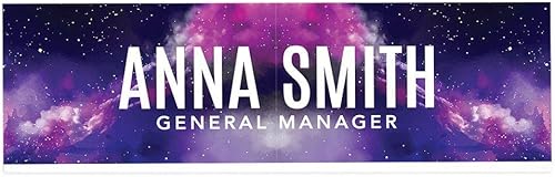 Vista 107 de Andaz Press Placa de nombre de escritorio de oficina, diseño floral de melocotón rubor personalizado para el hogar, escritorio, profesor, jefe