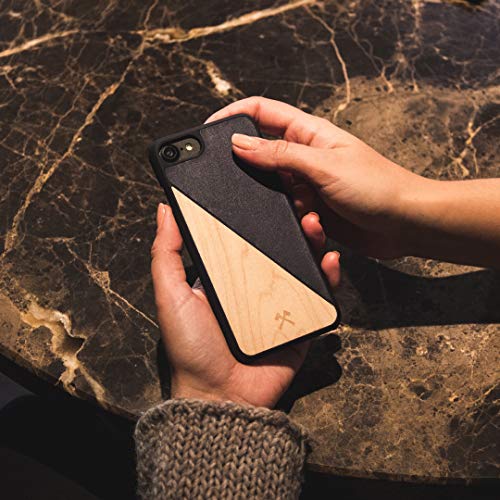 Woodcessories – Capa de madeira verdadeira compatível com iPhone 6/6s, EcoCase Split, iPhone 6/ 6s,