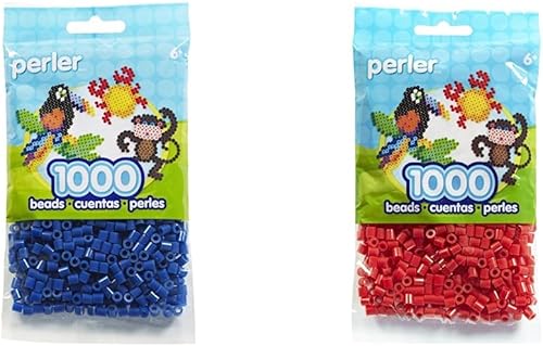 Miniatura 2 de Perler Cuentas fusibles para manualidades, 1000 piezas, Evergreen