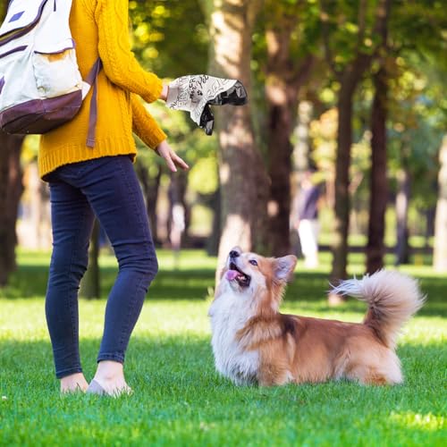 Image of Ireer 500 Pcs Thick Header Dog Waste Bags Bulk Dog Poop Station Refills Pet Waste Bags Thicker Leakproof Disposal No More Warm Yuck Feeling for Home Outdoor Parks Communities Hoas