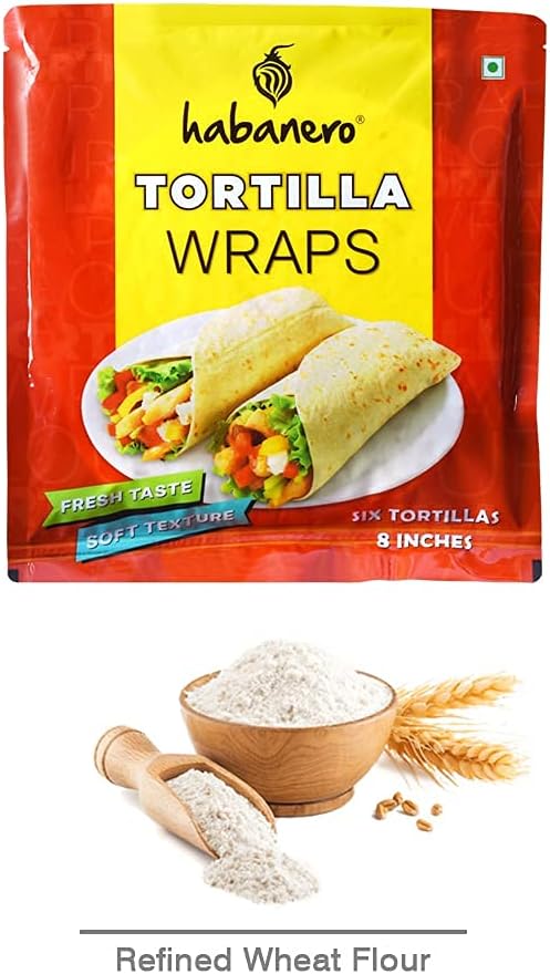 Habanero Tortilla Wraps, 6 Pcs
