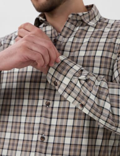 Image of Symbol Premium Men's Checkered Casual Shirt - Regular Fit | Full Sleeve | Pure Cotton (Available in Plus Sizes)