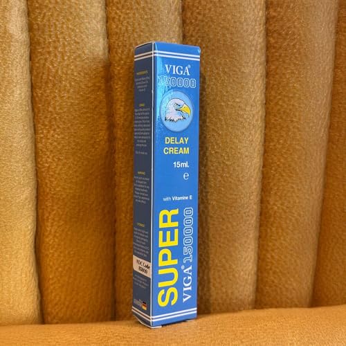 Image of Super Viga 150000 Delay Cream for Men - Premium Desensitizing Formula - 0.50 Fl Oz