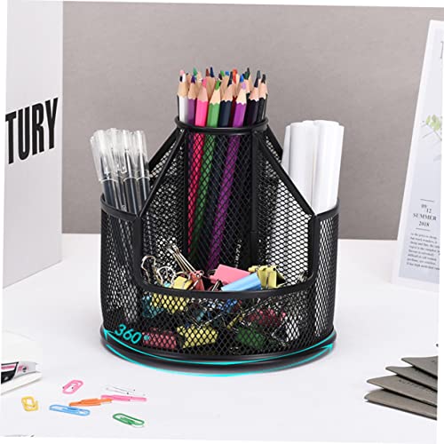 Porte-stylo rotatif multifonction avec rangement à compartiment - 8