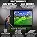 GoSports 10 x 8 ft Golf Simulator Enclosure Net - Complete Set with Frame and HD Impact Screen Kit