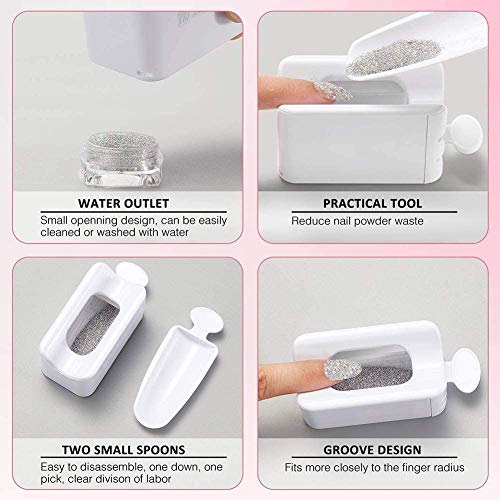 image for Dip Powder Recycling Tray System Dip Case Nail Dip Container, Etercycl