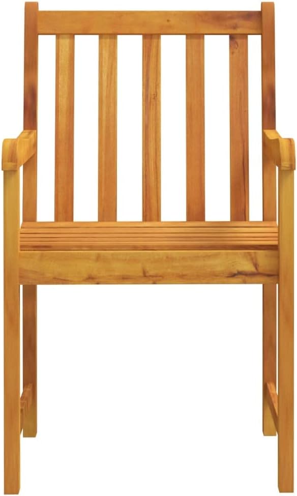 Patio Chairs 2 pcs Solid Acacia Wood,Patio Chairs,Lounge Chairs,Dining Chairs,Outdoor for PatioGardenYardDeckLawn
