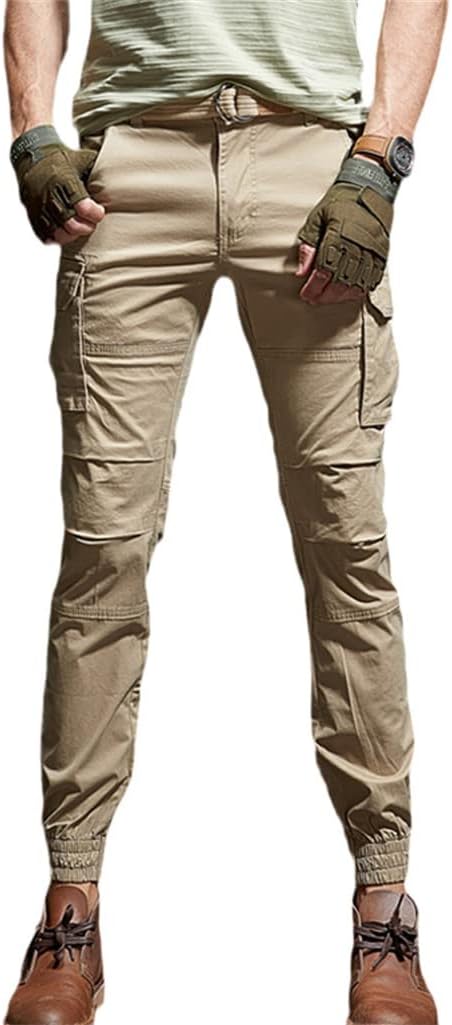 Men Slim Military Camo1 Casual Tactical Cargo Pants Streetwear Harajuku Joggers Trousers