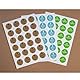 Hinweissticker glutenfrei | 24 Stk. Aufkleber | rund 4 cm