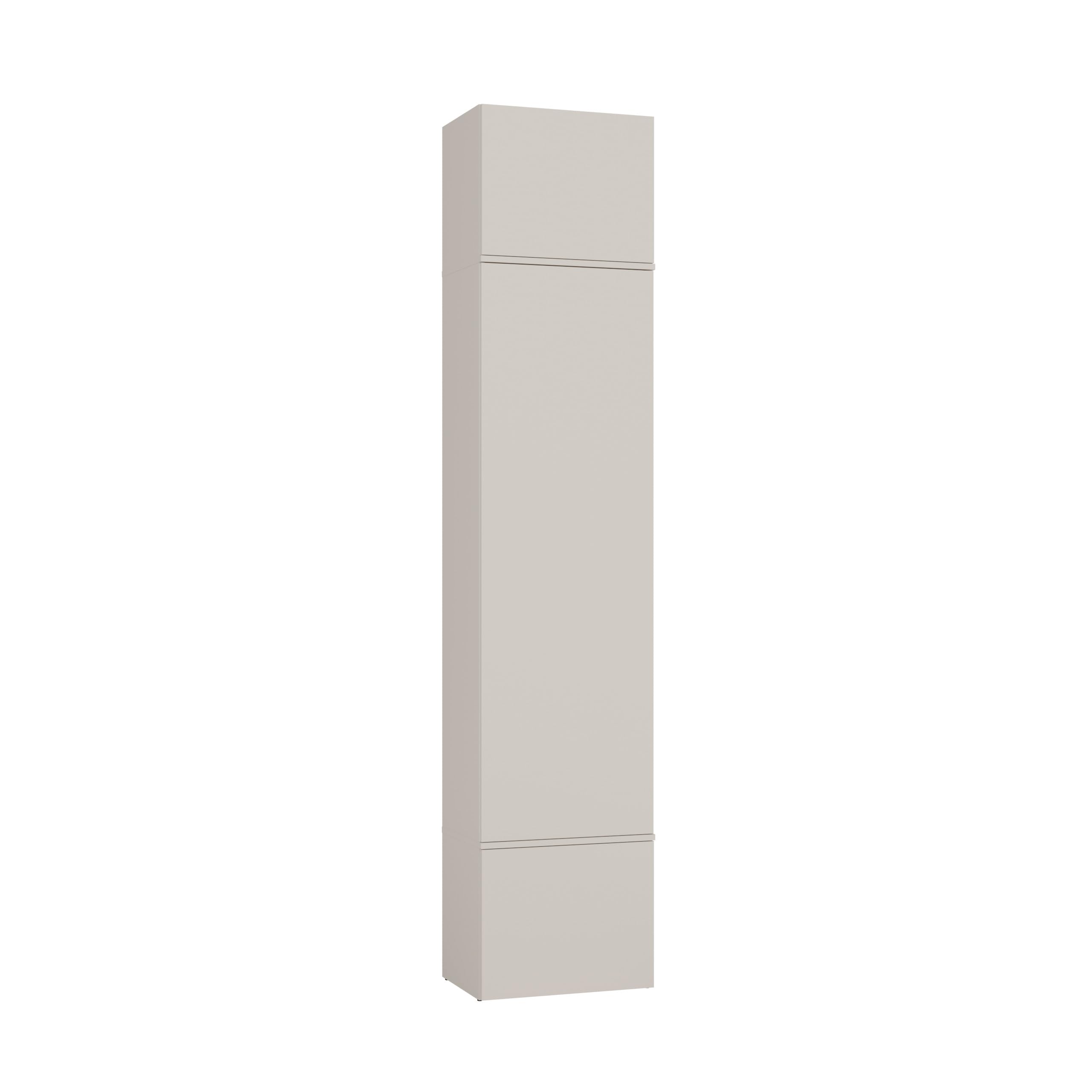 ARREDO DA CASA Armadio Guardaroba Chiuso, Mobile ingresso con Gancio Estraibile, Scarpiera e Vani, Sistema Tip-On senza Maniglie, Mobiletto Salvaspazio Moderno 50x238 cm MIT16