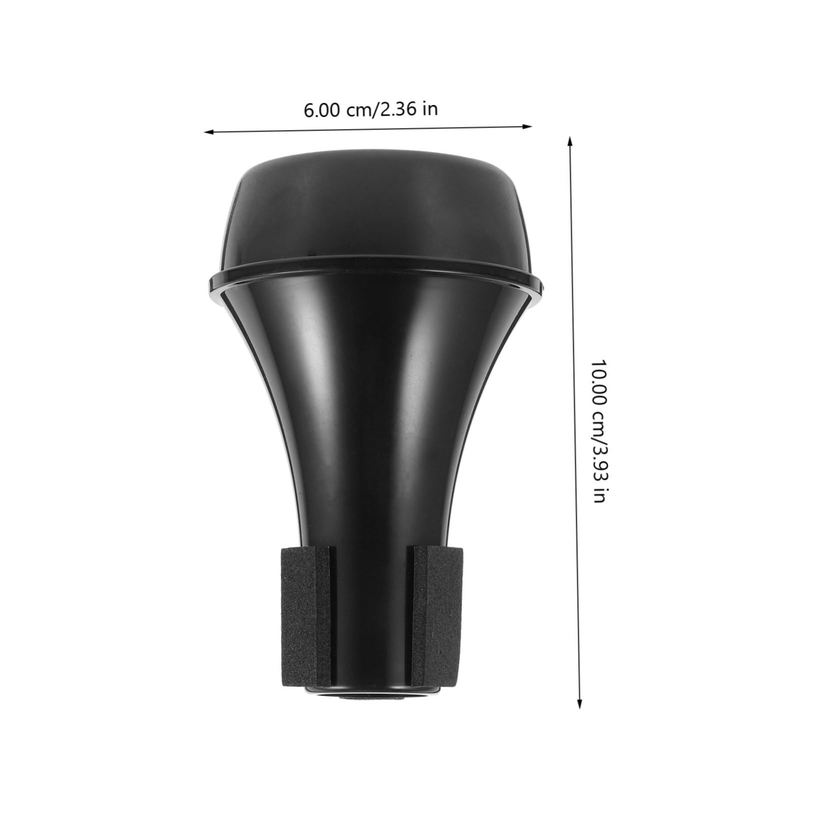 HANABASS Trumpet Mute Material Practice Mute for Trumpet Easy Installation Volume Reduction Tool for Musicians Essential Accessory for Home Practice