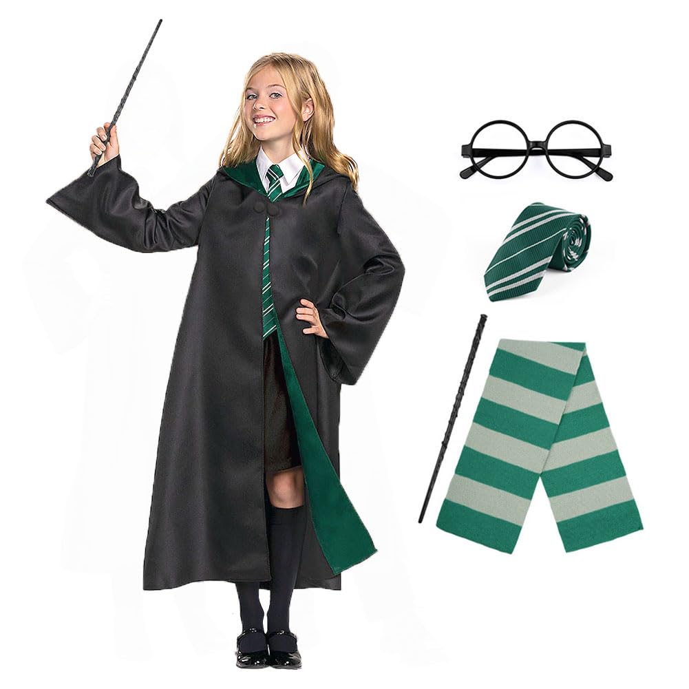 Jeu Rôle Fête Anniversaire Déguisement Sorcier Enfant Lito Angels - Cape,  Baguette, écharpe Et Cravate Incluses Costume Fête Thème, image size:1001x1001