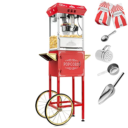 Commercial Popcorn Machine Vintage Style