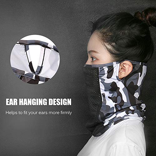 Lenço de ciclismo, Andoer Proteção UV Máscara facial Polaina de proteção solar Ciclismo ao ar livre