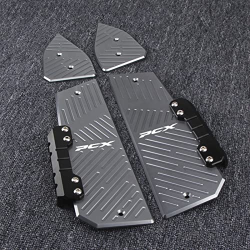 Repose-pieds moto pour PCX 125 150 anodisé noir plaque marchepied de rechange