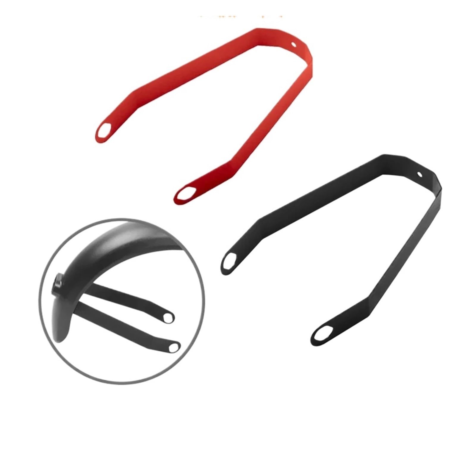 Modifica Supporto Parafango Posteriore Compatibile con NINEBOT Max G30 G30D Scooter Elettrico Supporto Parafango Gancio Parti di Fissaggio(Max G30 Red)