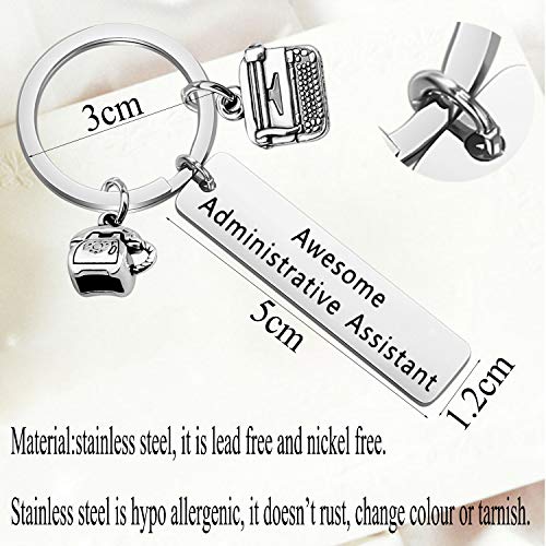 Image of bobauna Secretary Bracelet Awesome Administrative Assistant Appreciation Gift for Assistant Employee Office Worker