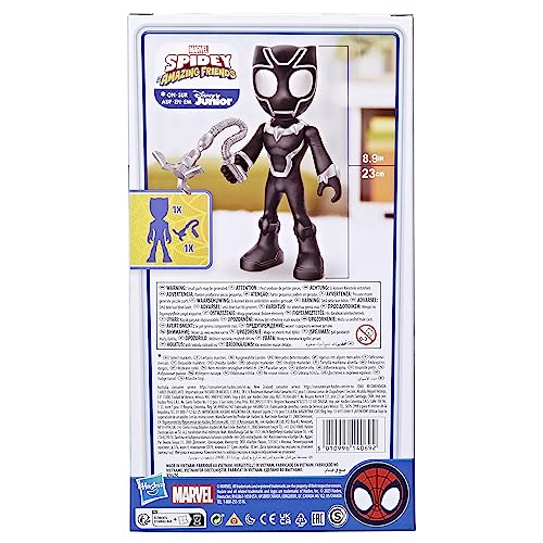 Marvel Spidey et Ses Amis Extraordinaires, Grande Figurine Black Panther, Jouet de Super-héros préscolaire