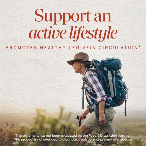 Nature's Way Horse Chestnut Extract, Premium Extract, Supports Healthy Leg Veins*, Standardized to 20% Aescin, Non-GMO Project Verified, Gluten Free, Vegan, 90 Capsules - Image 2