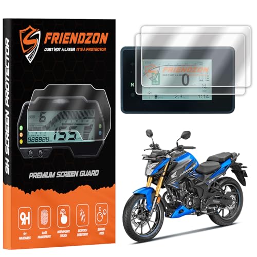 Image of Screen Guard For Honda Hornet 2.0 2025 | Anti Scratch | Water Resistant | HD Clear | TFT Digital Display Instrument Cluster Protector Accessory [Not Tempered Glass] (Pack of 2)