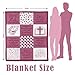 Dulkjio Christian Gifts for Women, Inspirational Religious Birthday Gift for Women, Baptism Gifts for Girls, Baptismal Christening Blanket for Girls, Spiritual Bible Verse Throw Blanket 60