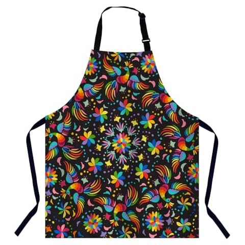 BGBDEIA Adjustable Rainbow Kitchen Apron Cover