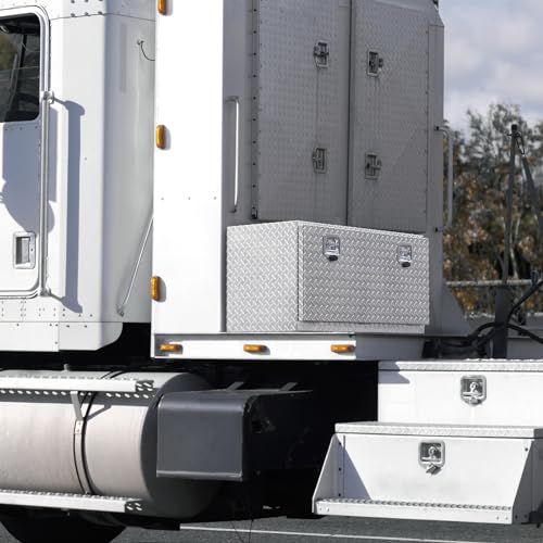 Tuffiom 36 Inch Aluminum Truck Tool Box With T-Handle Lock & Keys, Diamond Plate Waterproof Underbody Toolboxes Trailer Pickup Truck Bed Atv Rv Storage Organizer thumb #6