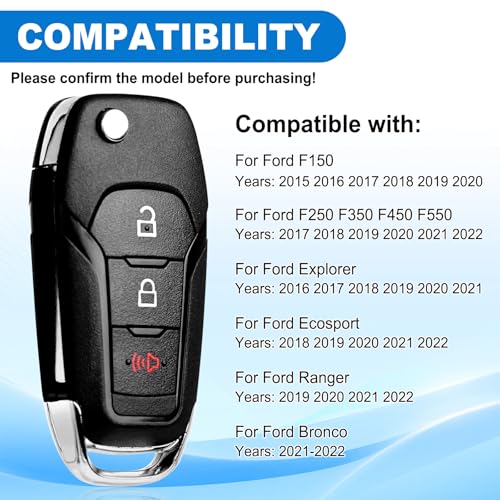 Porte-clés rabattable Ford pour réparer votre télécommande usée de F-250 et Explorer