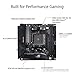 immagine 3ASUS ROG STRIX B550-I GAMING, Scheda madre AMD B550 Gaming Mini-ITX, PCIe 4.0, fasi di potenza abbinati, 2,5 Gb Lan, WiFi 6 (802.11ax), doppio M.2 con dissipatore di calore, USB 3.2 Gen 2