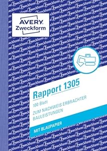 Avery Zweckform Rapport 1305 Geschäftsbuch