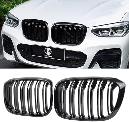 Amazon.com: Rongxu X3 G01 Gloss Black Grille For 2018-2021 BMW X3 G01 ...