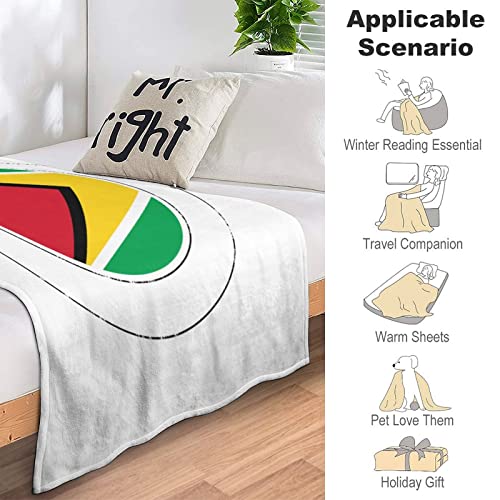 Couverture chaude drapeau de la Guyane pour vos soirées sur le canapé - 8